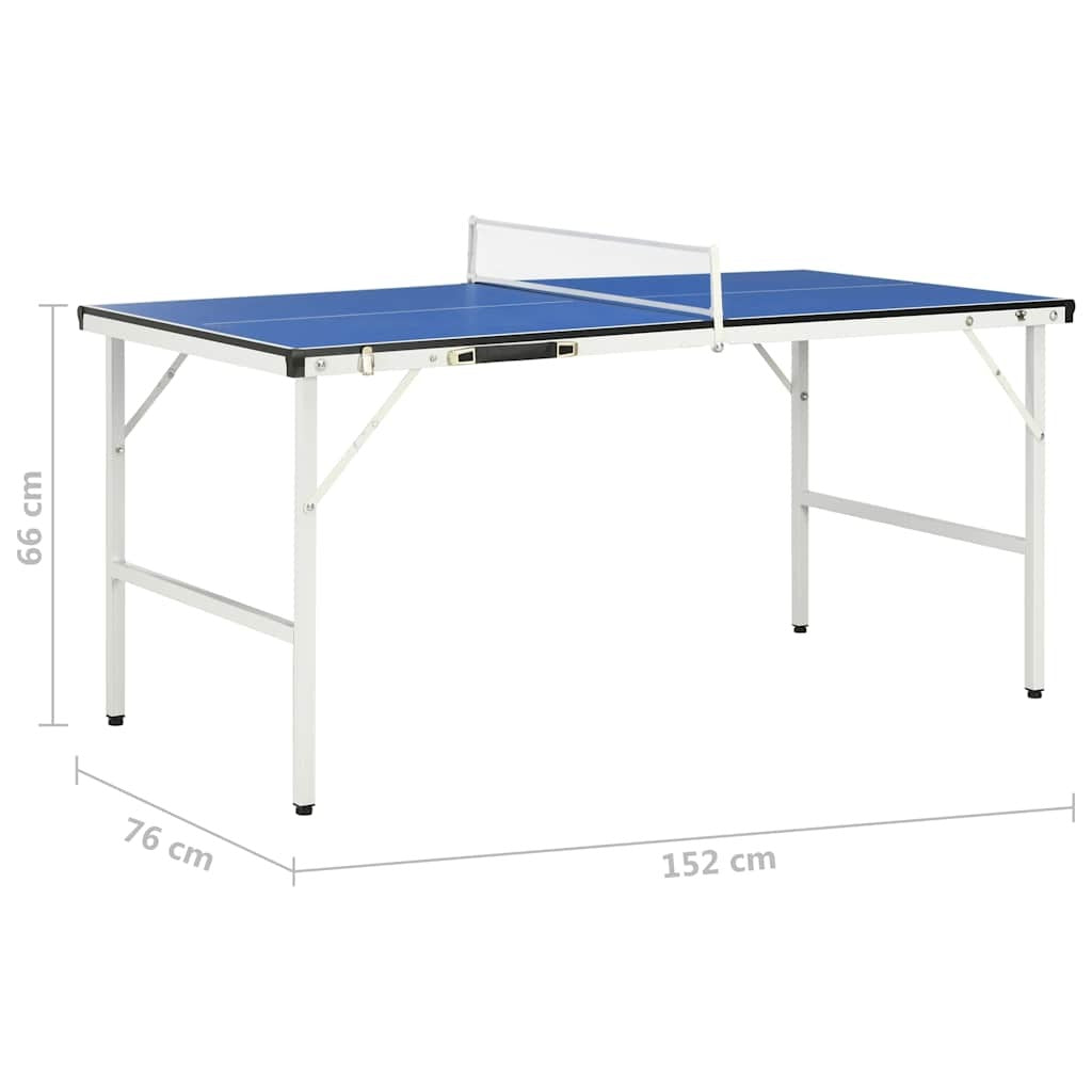Table de ping-pong 1,5m Bleu