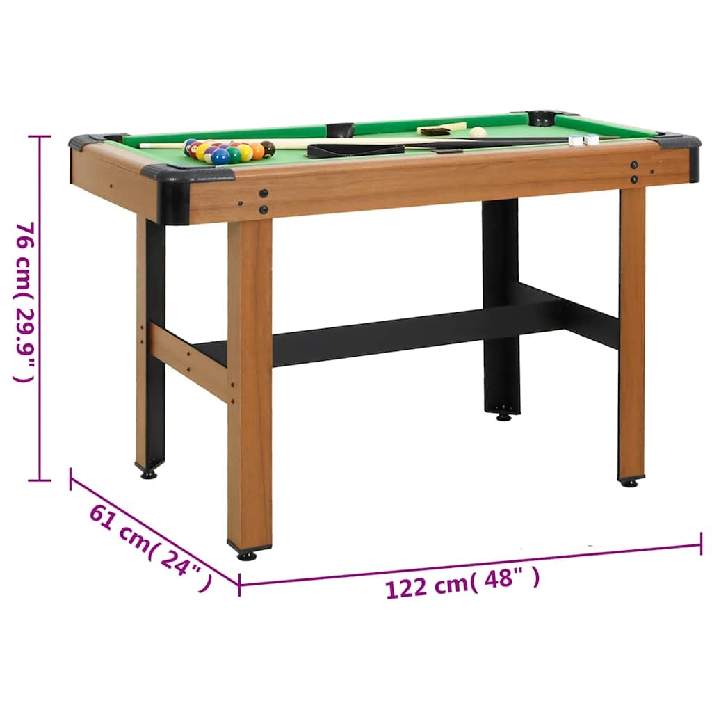 Table de billard Maison Ludik Chêne