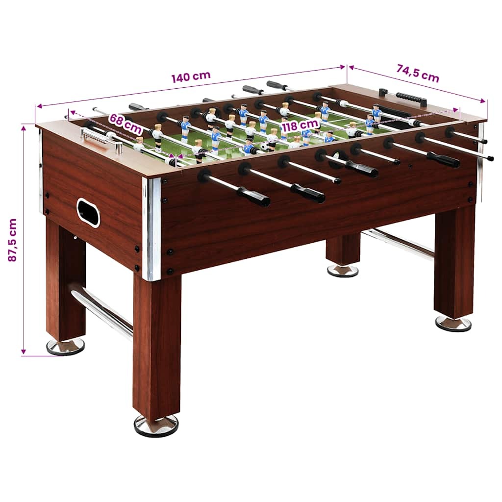Baby-foot Maison Ludik Marron