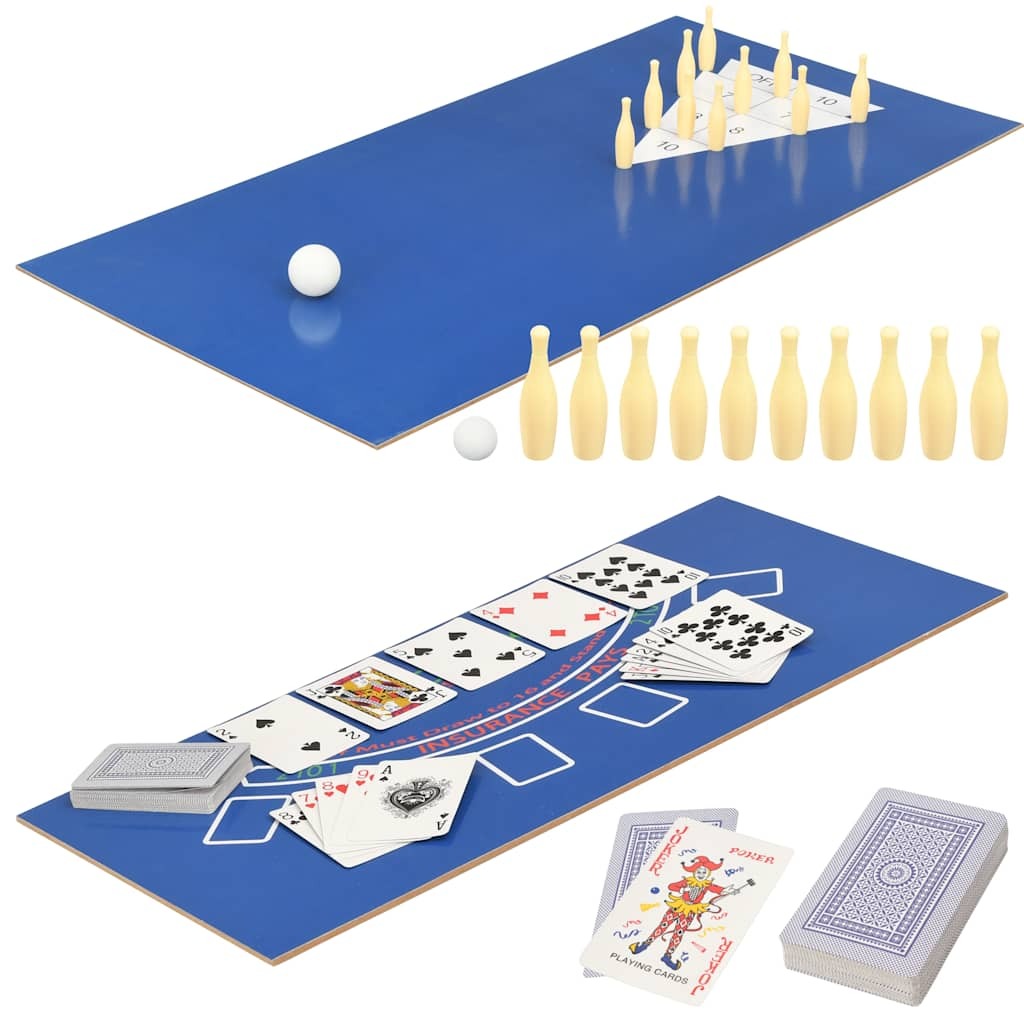 Table Multi-jeux adulte 15 en 1 Noir