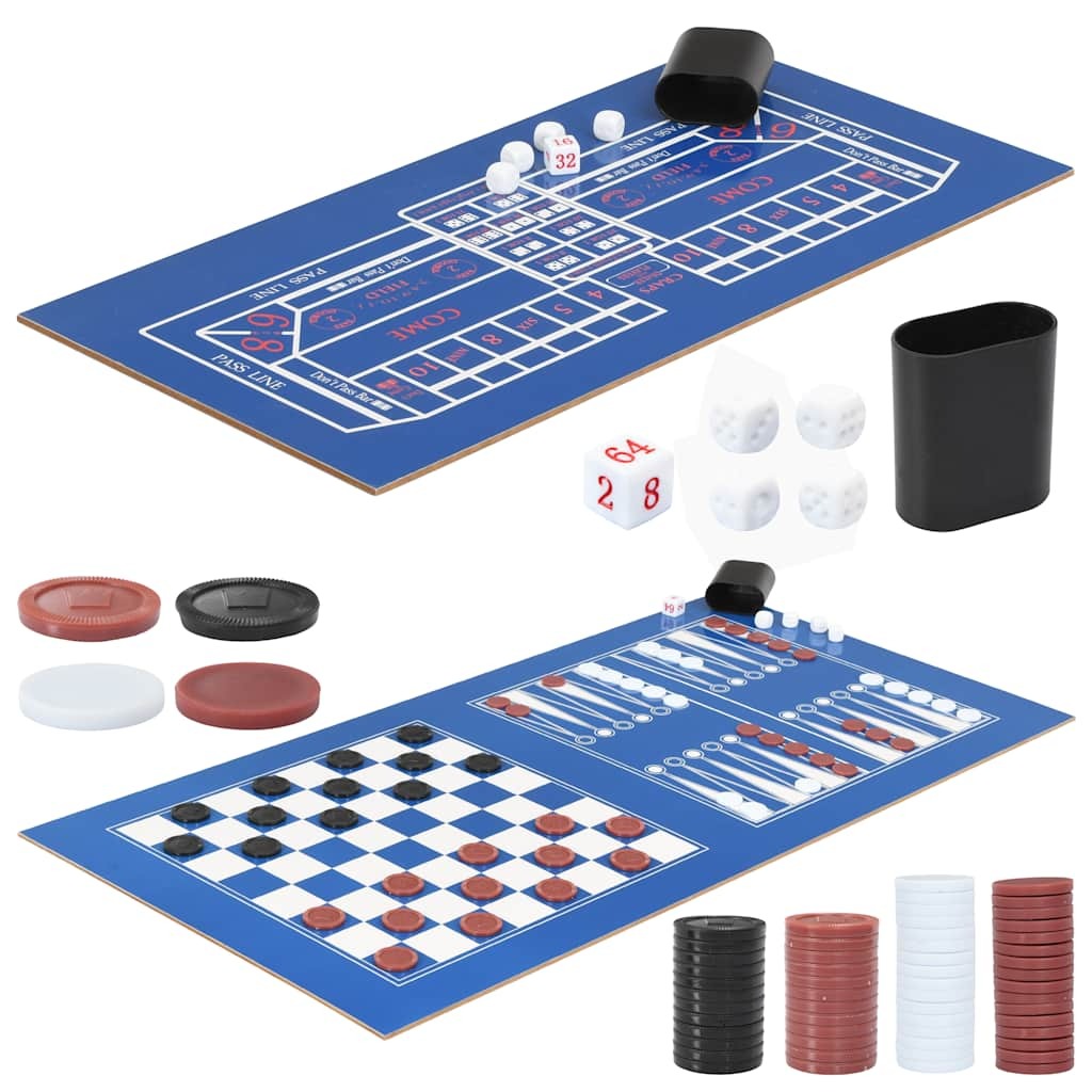 Table Multi-jeux adulte 15 en 1 Noir