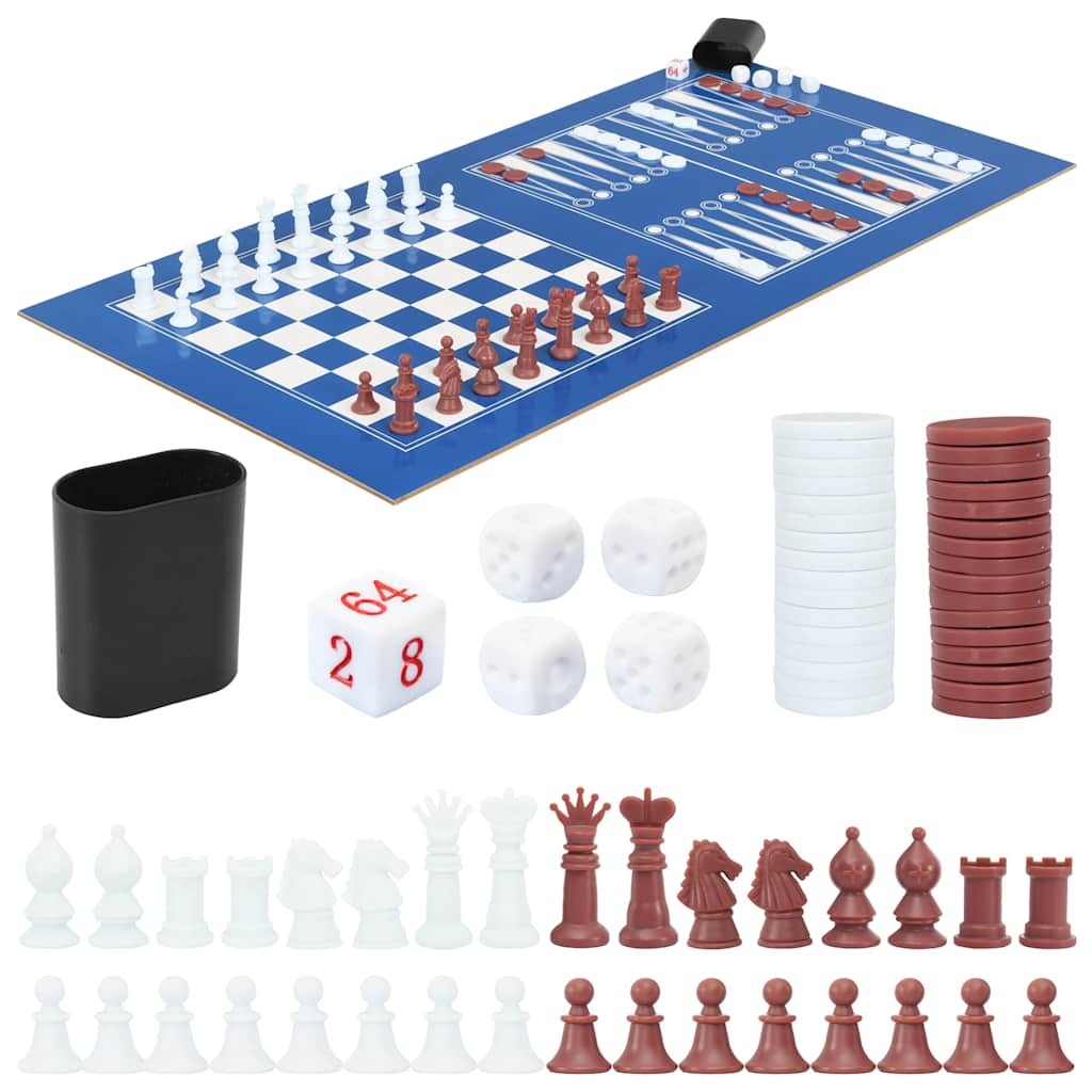 Table Multi-jeux adulte 15 en 1 Noir